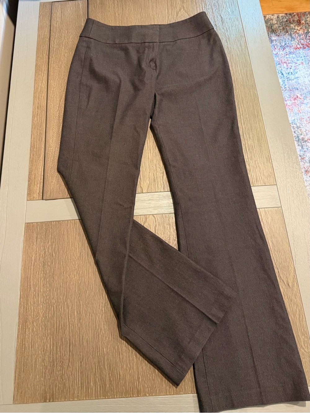 LOFT Dark Gray Boot Cut Pants